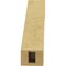 Ekena Millwork 3-inch W x 10-inch D x 10-inch H Westlake Rough Cedar Woodgrain TimberThane Knee Brace, Primed BRCUR03X10X10WTLRCPR - alternate 4